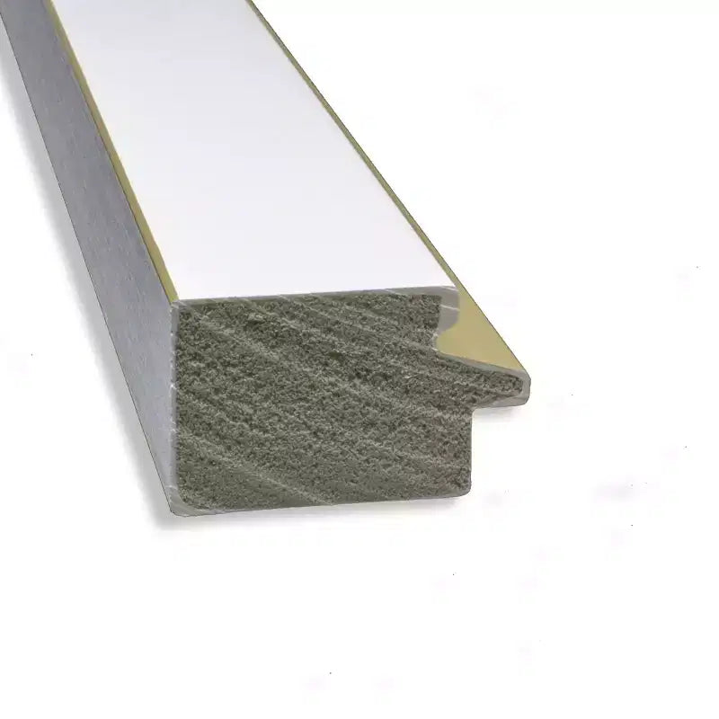 Miroir mural étroit de salle de bain blanc 29 po x 29 po non biseauté
