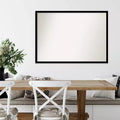 Miroir mural noir de jais non biseauté 40 po x 29 po