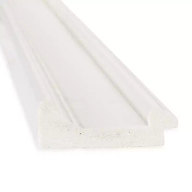 Miroir mural blanc 44" x 33" à bord non biseauté : Rectangle moderne, Quincaillerie de montage incluse