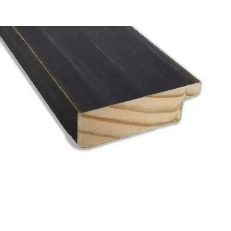 Miroir mural en bois bleu marine de 32 po x 26 po (sans biseau)