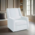 Fauteuil inclinable de luxe motorisé avec port de charge USB, fonction pivotante et support lombaire pour un confort optimal en chambre de bébé