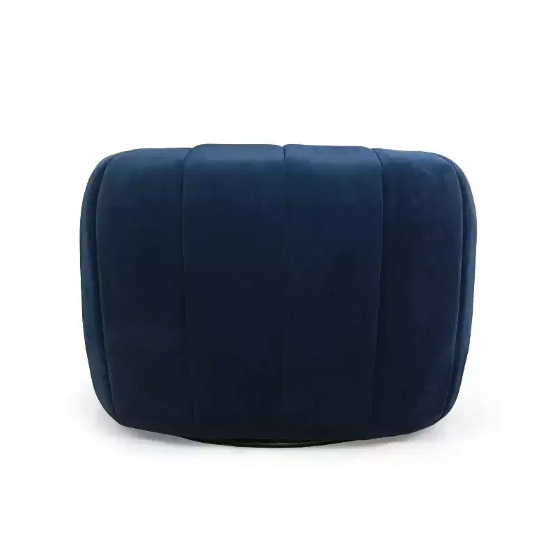 Fauteuil club pivotant rembourré moderne