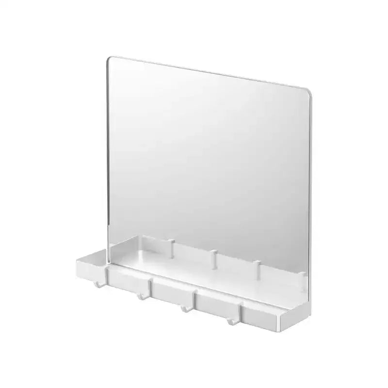 Miroir magnétique avec support de rangement - Verre