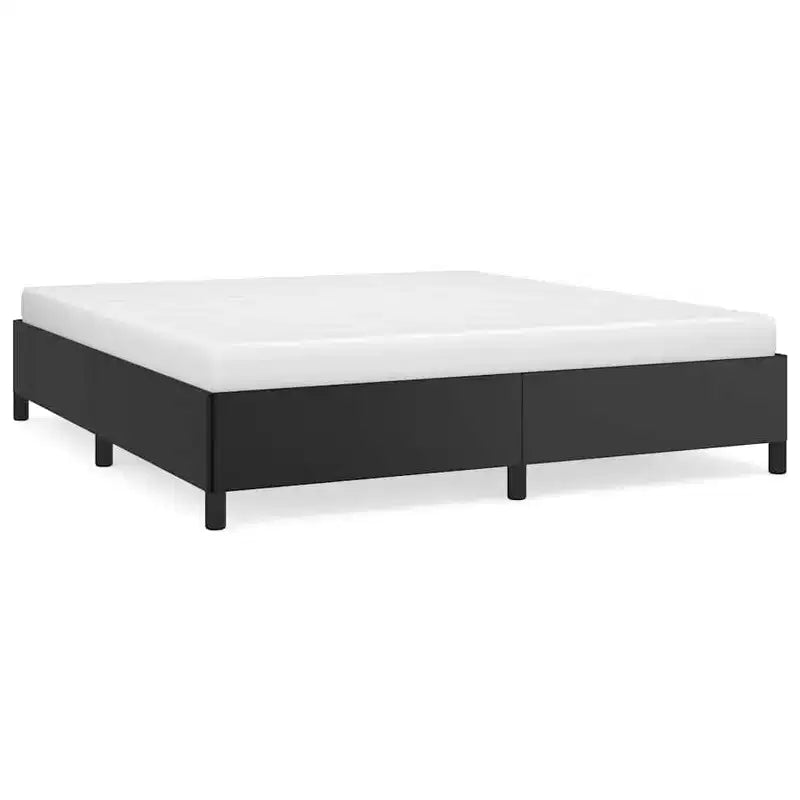 Cadre de lit Noir 75 % chlorure de polyvinyle, 5 % coton, 20 % polyester