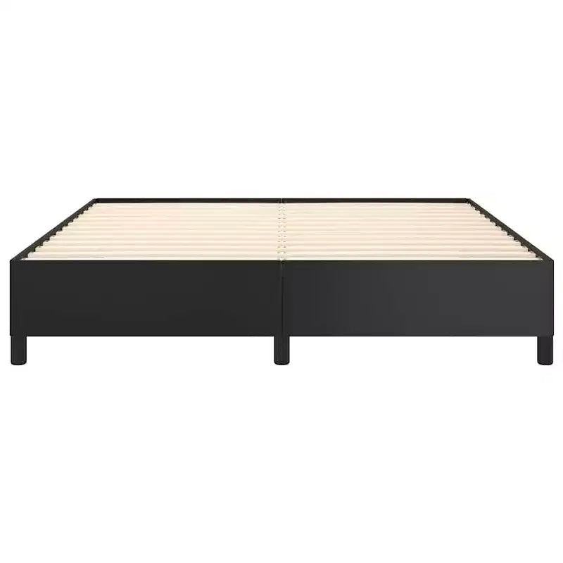 Cadre de lit Noir 75 % chlorure de polyvinyle, 5 % coton, 20 % polyester
