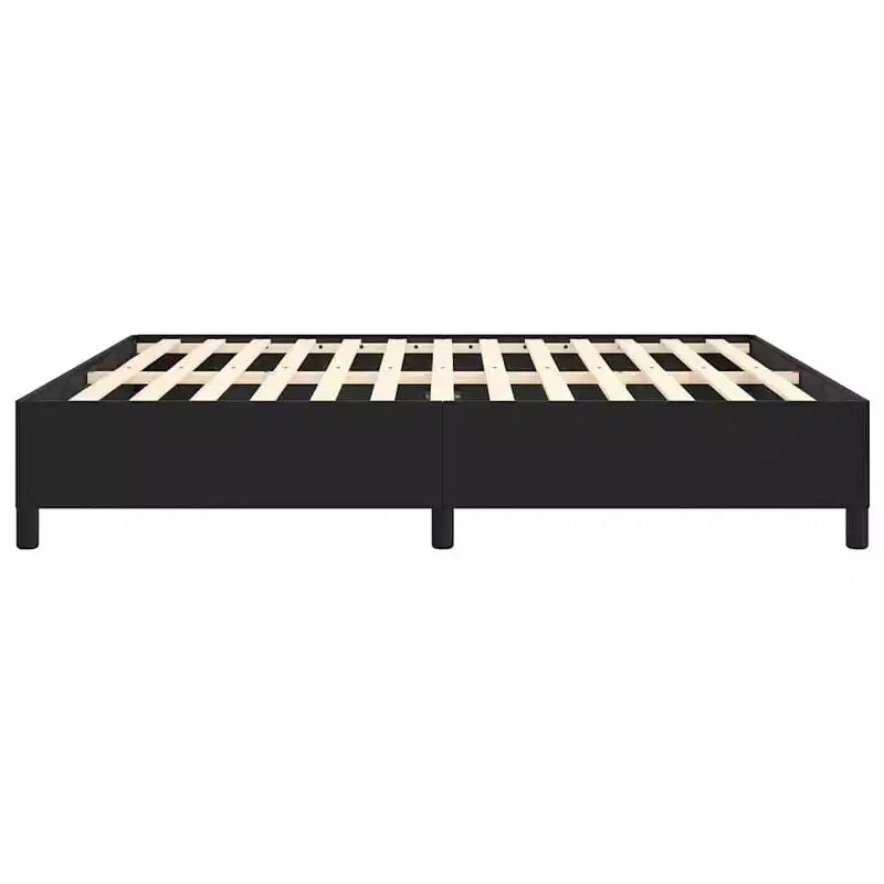 Cadre de lit Noir 75 % chlorure de polyvinyle, 5 % coton, 20 % polyester
