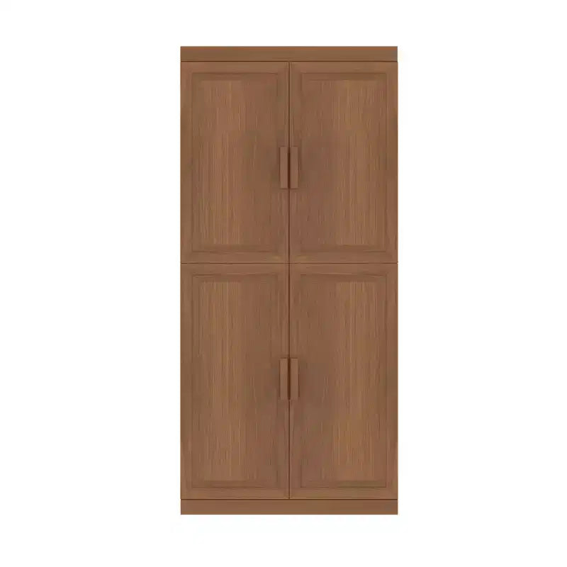 Armoires de rangement utilitaires modernes à 4 portes Rangement efficace pour salon, salle à manger, chambre à coucher Beige