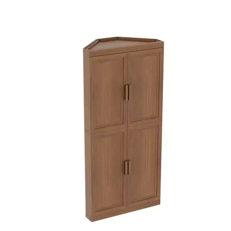 Armoires de rangement utilitaires modernes à 4 portes Rangement efficace pour salon, salle à manger, chambre à coucher Beige
