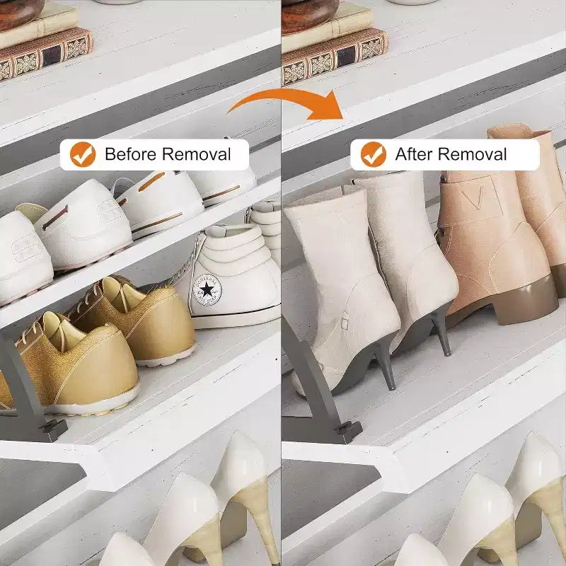 Meuble à chaussures 4 tiroirs à abattant avec étagère réglable – Organisateur de rangement en bois polyvalent pour le couloir, l'entrée et le salon