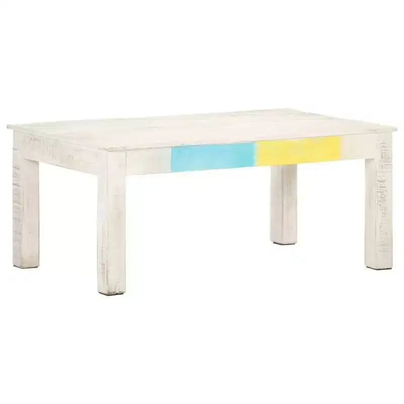Table Basse Blanche 110x60x45 cm