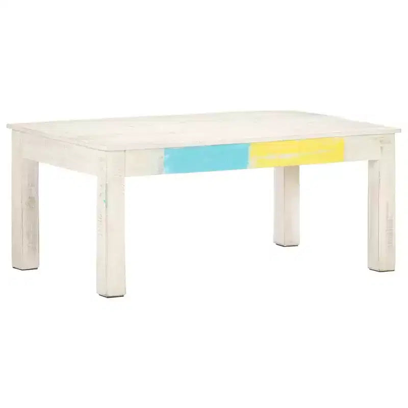 Table Basse Blanche 110x60x45 cm