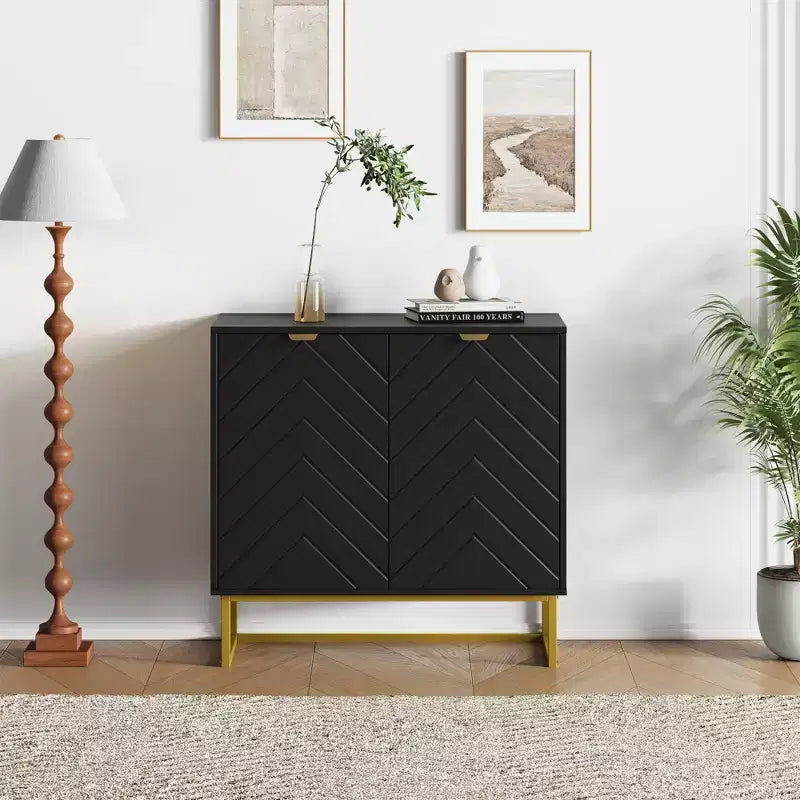 Sideboard Buffet Cabinet, Storage Cabinet with Shelves, Wood Credenza Console Table for Organization, Kitchen, Dining Room, Living Room, Entryway