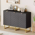 Meuble buffet, meuble de rangement avec étagères, console desserte en bois pour l'organisation, la cuisine, la salle à manger, le salon, l'entrée