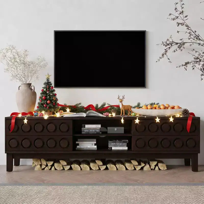 Meuble TV de style médiéval moderne