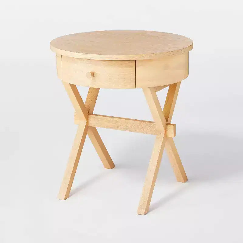 Wasatch Side Table with Drawer Light Natural - Threshold™ designed with Studio McGee Assembly Required