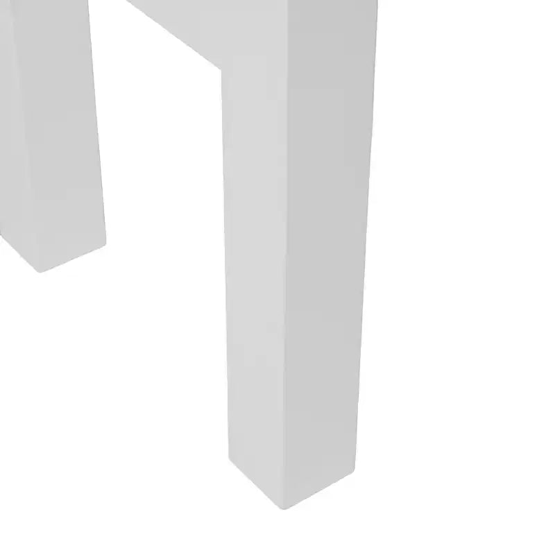 Meuble de rangement pour WC en MDF blanc style ferme