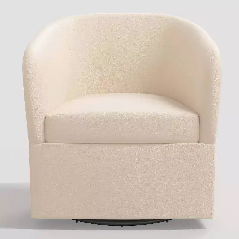 Chaise pivotante en velours