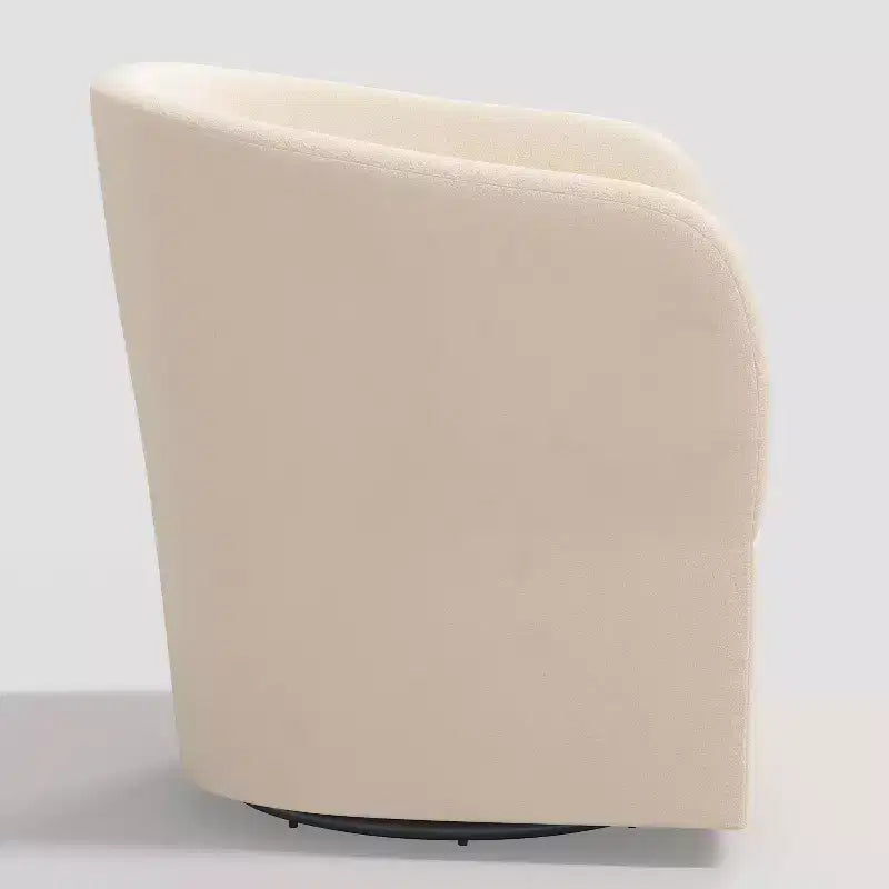 Chaise pivotante en velours