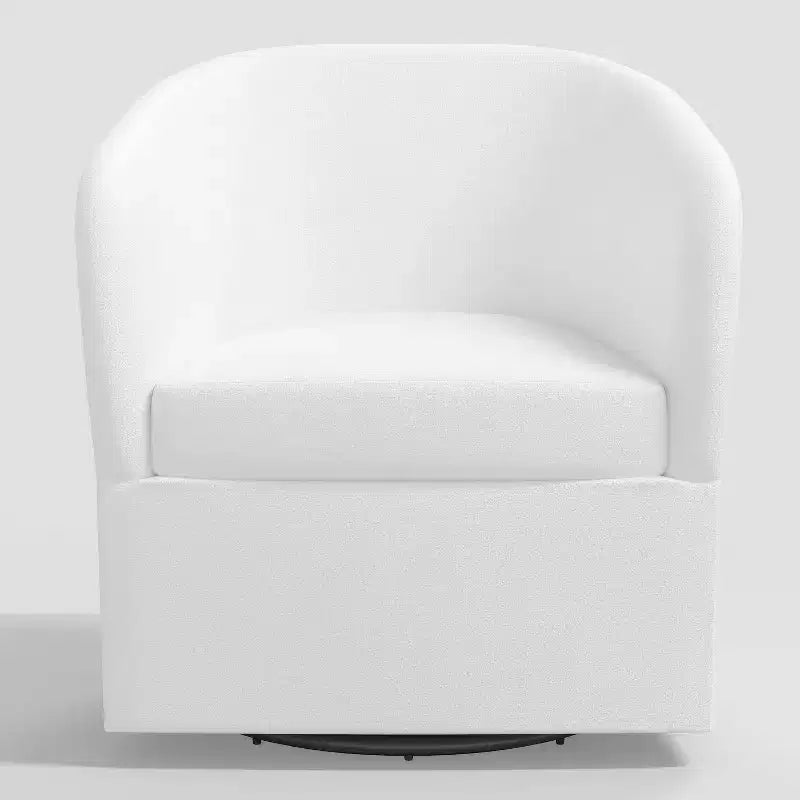 Chaise pivotante en velours