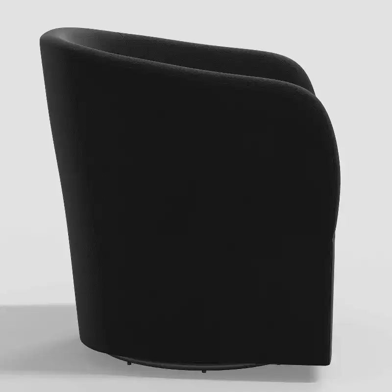 Chaise pivotante en velours