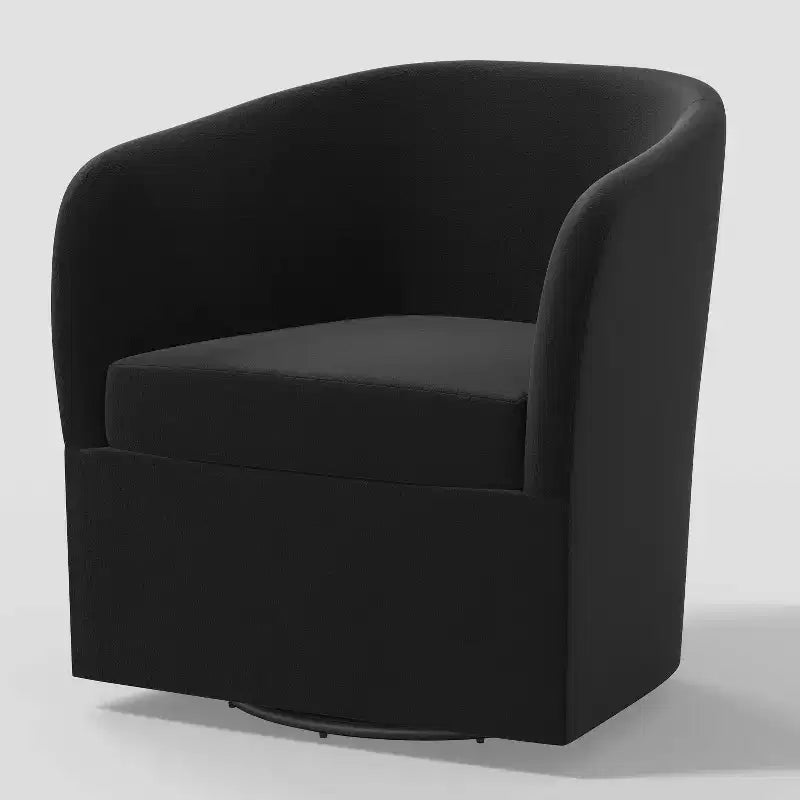 Rhea Swivel Chair in Velvet - Threshold