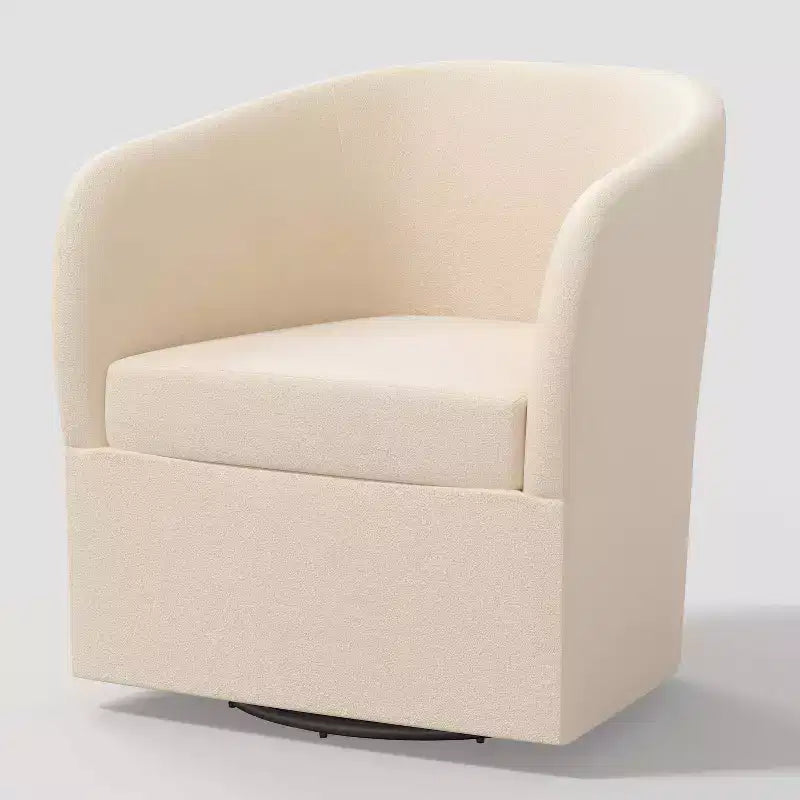 Chaise pivotante en velours
